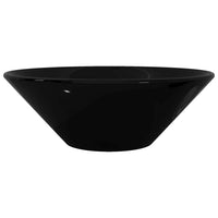 Lavandino da bagno in ceramica nera rotondo cod mxl 42837