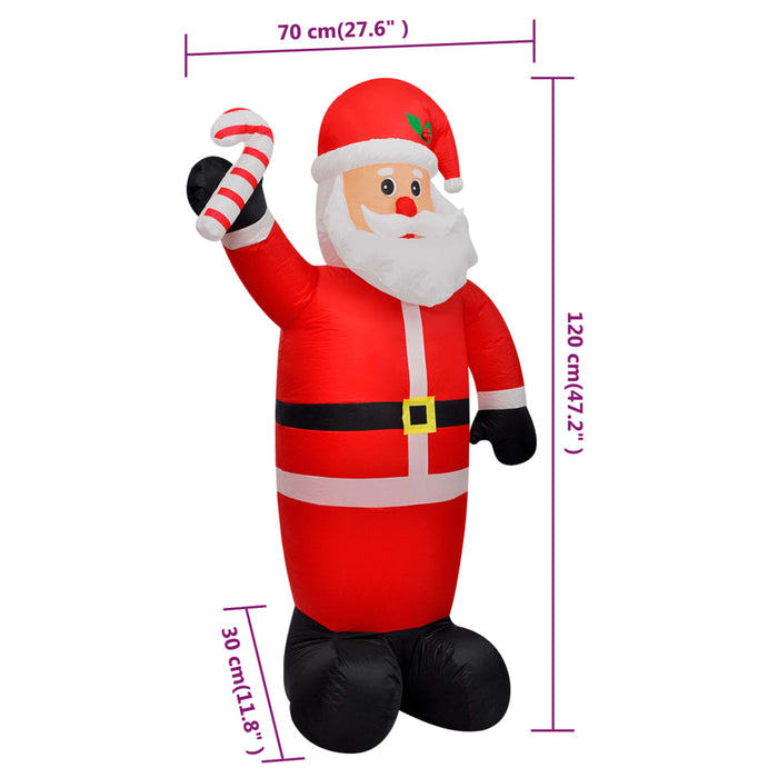 Babbo Natale Gonfiabile 120 cm