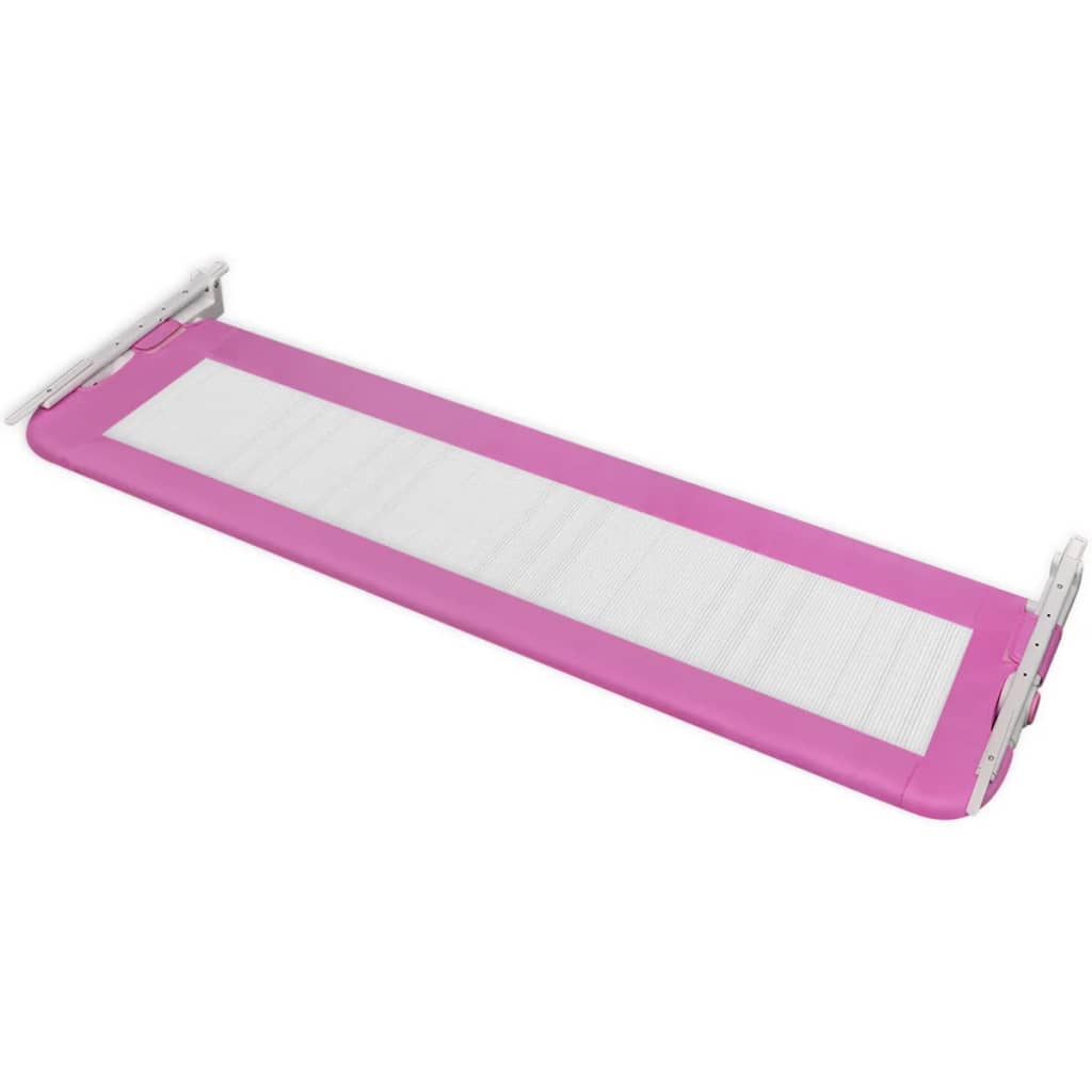 Barriera di Sicurezza per Letto Bambino 150 x 42 cm Rosa