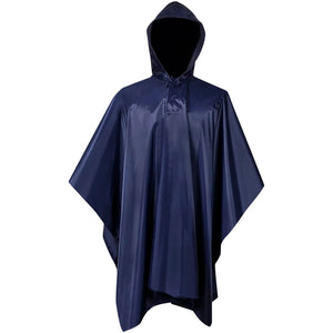 Poncho Militare Impermeabile per Escursionismo Blu Marino 130866