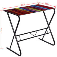 Scrivania in Vetro con Modello Arcobaleno cod mxl 74219