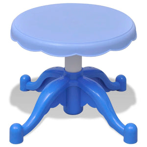 Gioco Bambini Tastiera con Sgabello/Microfono 37 Tasti Blu