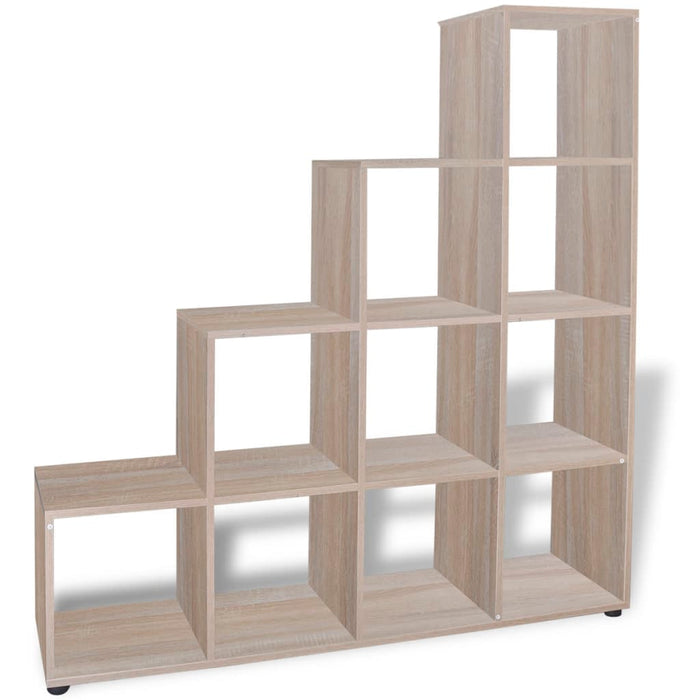 Libreria Scalare / Scaffale Espositore 142 cm Rovere