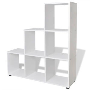 Libreria Scalare / Scaffale Espositore 107 cm Bianco cod mxl 9471