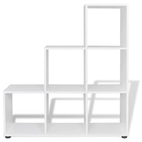 Libreria Scalare / Scaffale Espositore 107 cm Bianco cod mxl 9471