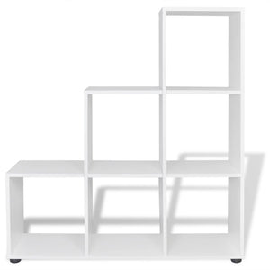 Libreria Scalare / Scaffale Espositore 107 cm Bianco cod mxl 9471