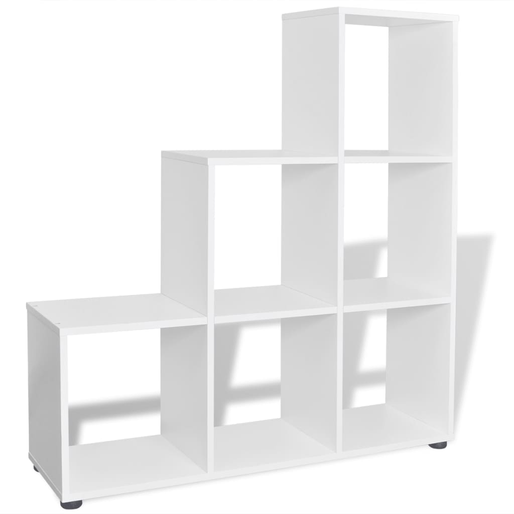 Libreria Scalare / Scaffale Espositore 107 cm Bianco cod mxl 9471