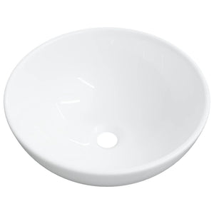 Lavandino Bianco 28x28x10 cm in Ceramica