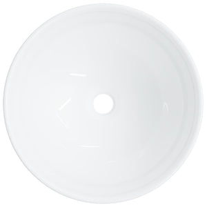 Lavandino Bianco 28x28x10 cm in Ceramica