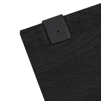 Set Mobili da Bagno 7 pz Nero in Legno Multistrato 242561