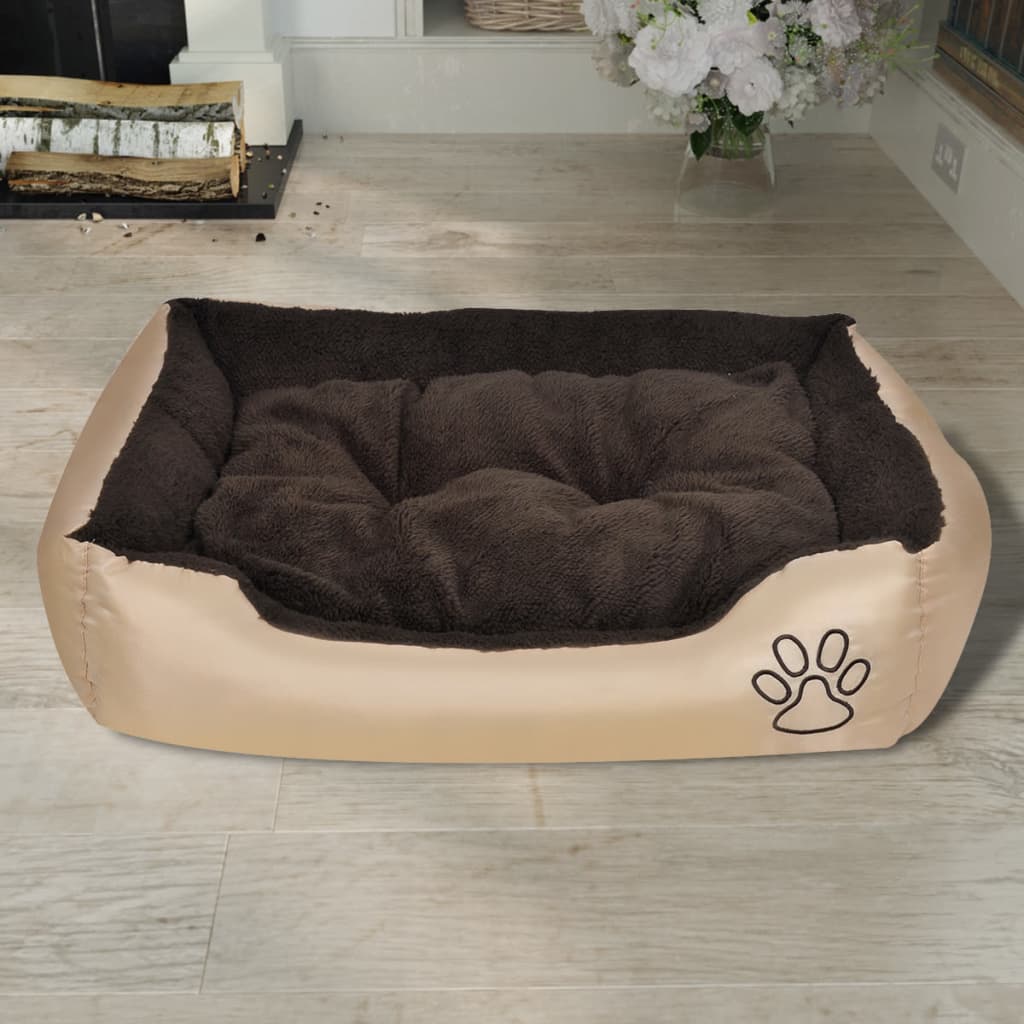 Letto per cani Beige e Marrone XXL