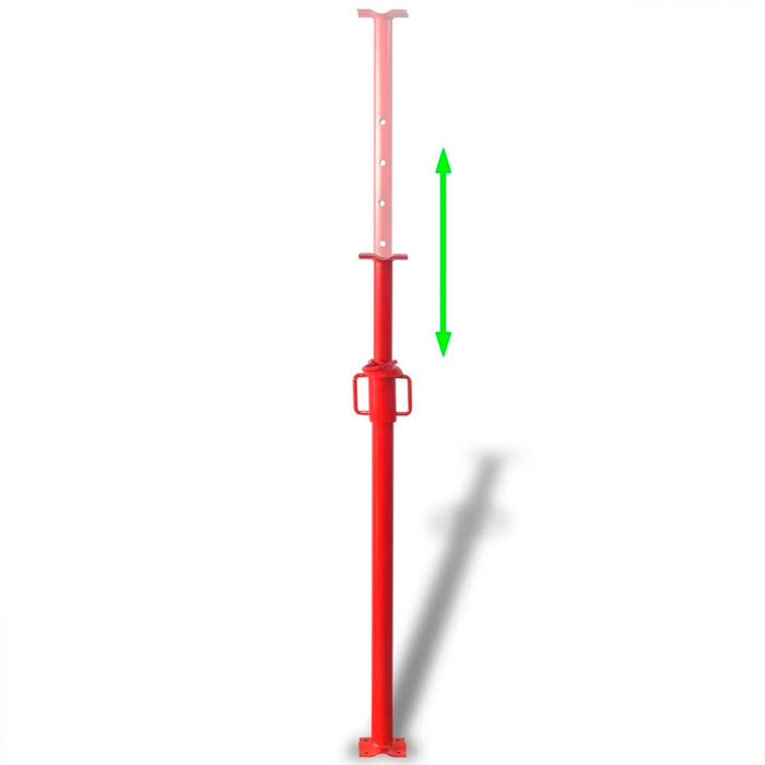 Asta di Sostegno ad Espansione 180 cm Rosso