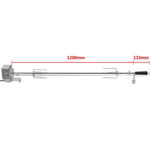 Spiedo professionale con motore in acciaio 1200 mm 42245