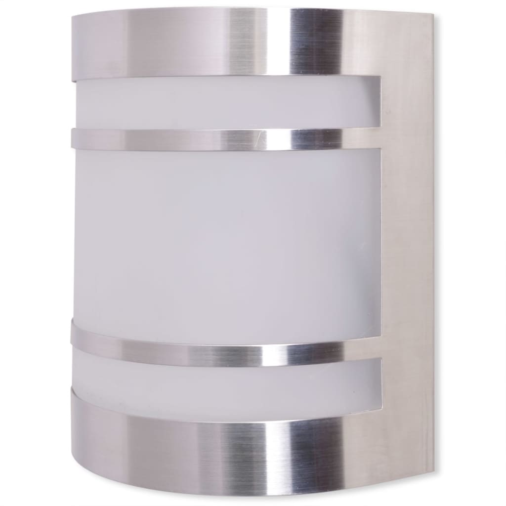 Luce da parete per esterno in acciaio inox cod mxl 67451