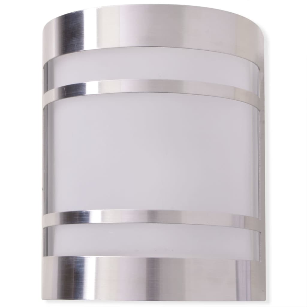 Luce da parete per esterno in acciaio inox cod mxl 67451