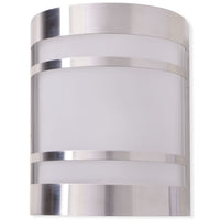 Luce da parete per esterno in acciaio inox cod mxl 67451