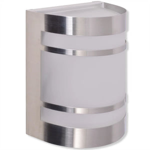 Luce da parete per esterno in acciaio inox cod mxl 67451