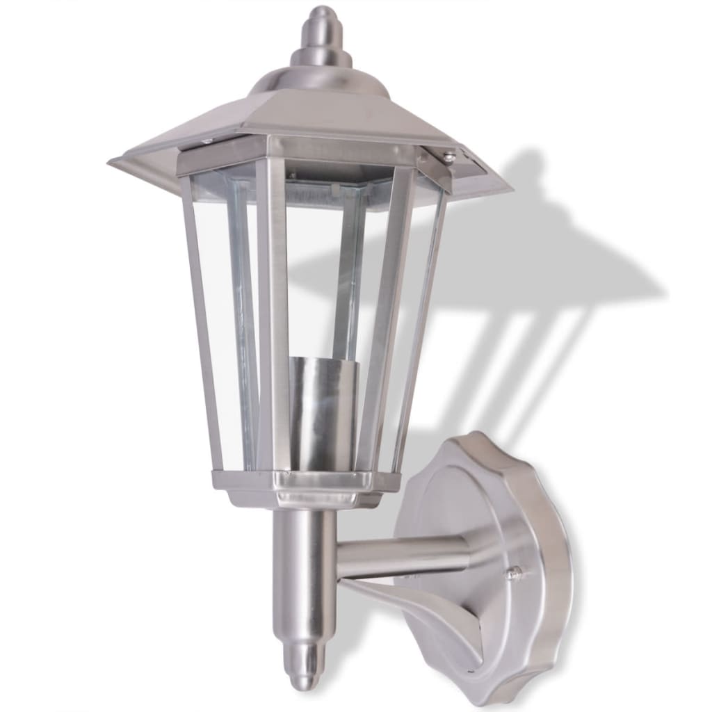 Lampada da parete per esterno in acciaio inox cod mxl 63868