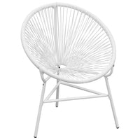 Sedia da Giardino Acapulco in Polyrattan Bianco cod mxl 20856