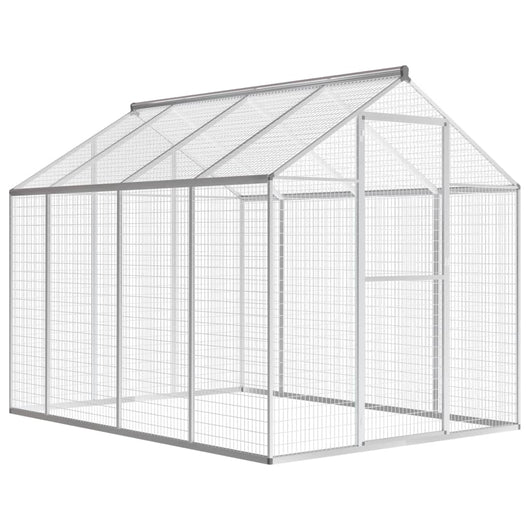 Voliera da Giardino in Alluminio 178x242x192 cm   cod mxl 51798