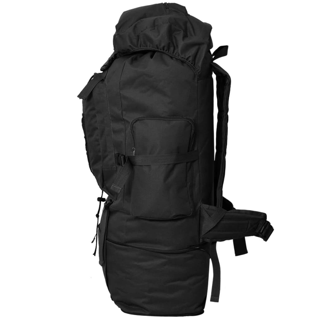 Zaino Stile Militare XXL 100 L Nero