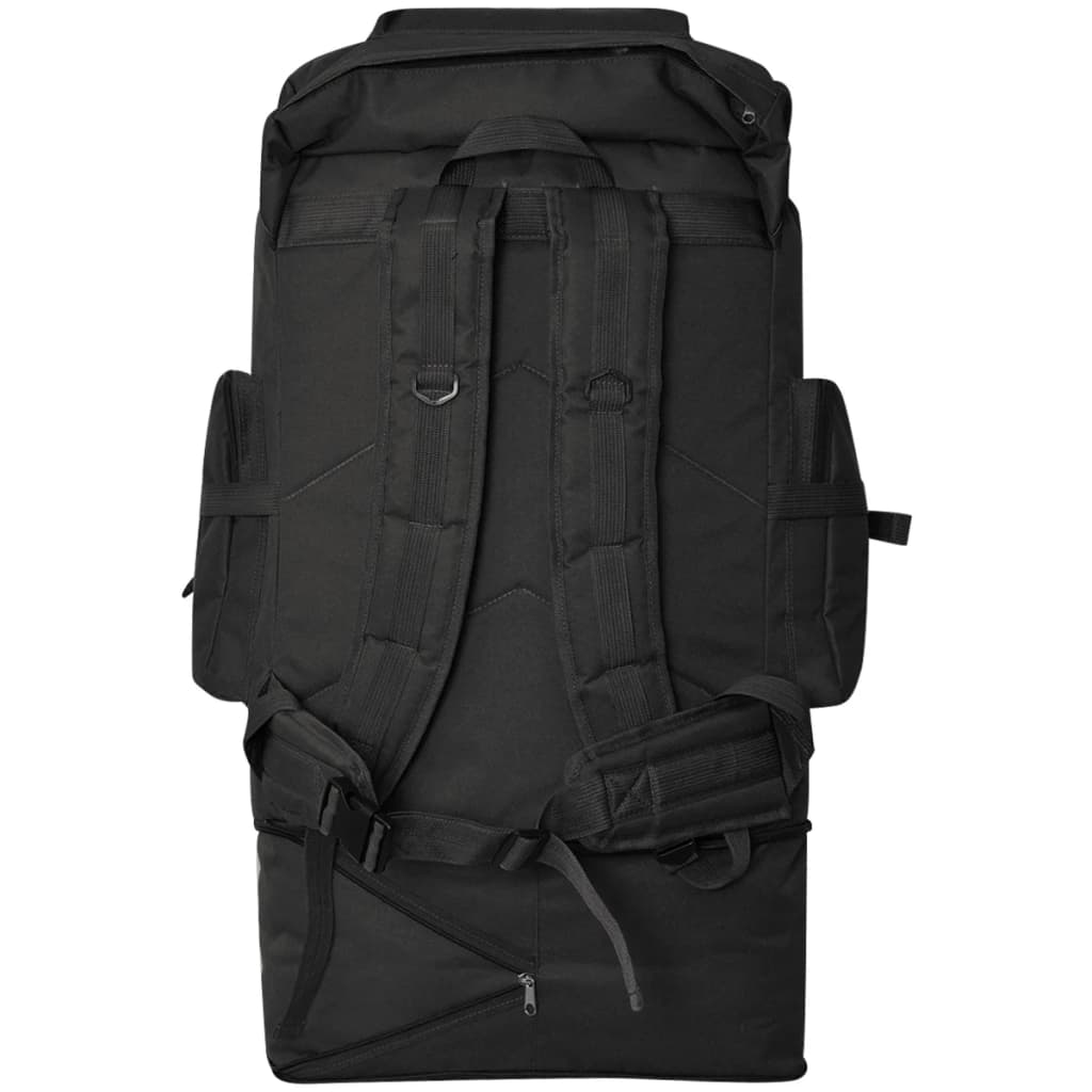 Zaino Stile Militare XXL 100 L Nero