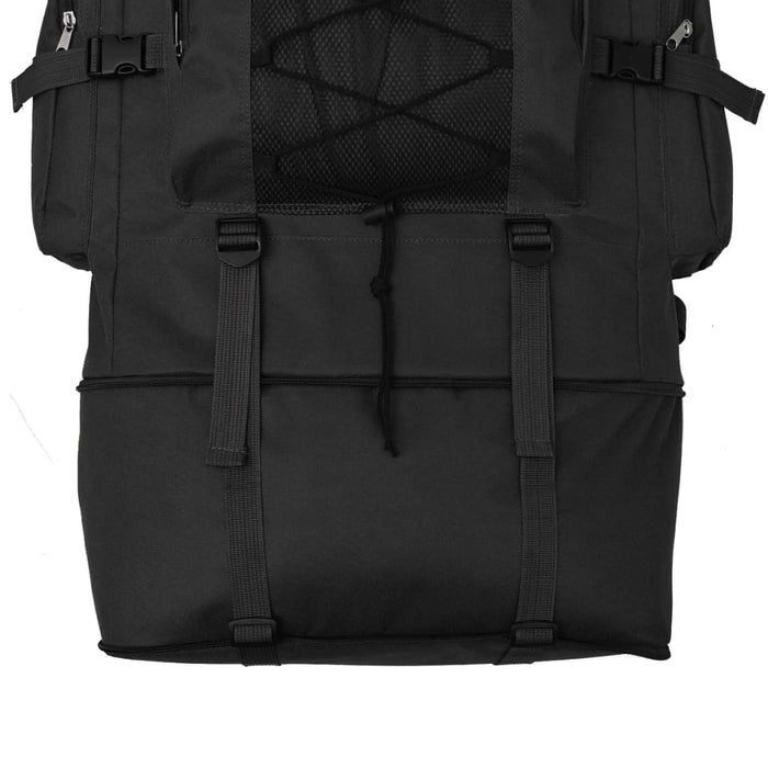 Zaino Stile Militare XXL 100 L Nero