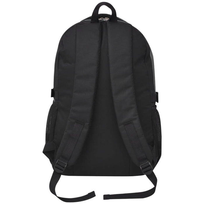 Zaino da Scuola 40 L Nero e Grigio