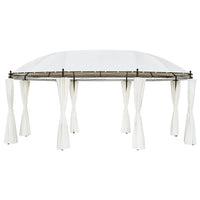 Gazebo Bianco Crema 530x350x265 cm 42138