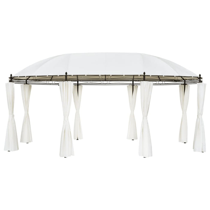 Gazebo Bianco Crema 530x350x265 cm 42138