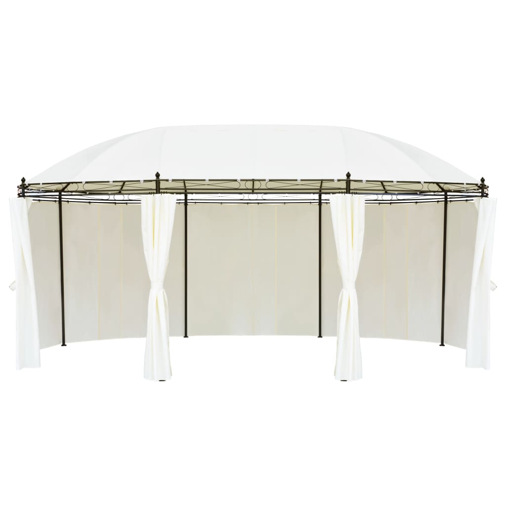 Gazebo Bianco Crema 530x350x265 cm 42138