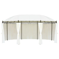 Gazebo Bianco Crema 530x350x265 cm 42138