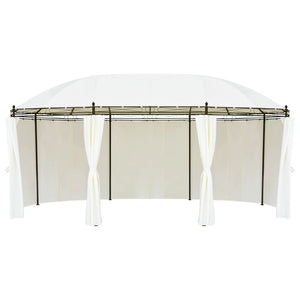 Gazebo Bianco Crema 530x350x265 cm 42138