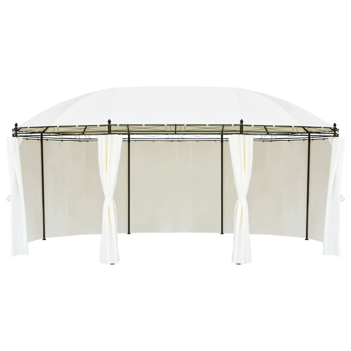 Gazebo Bianco Crema 530x350x265 cm 42138