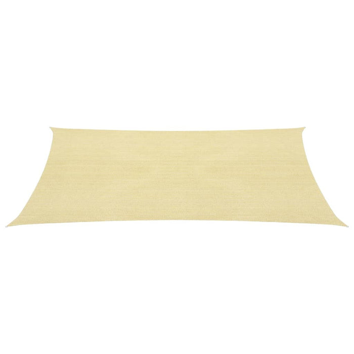 Parasole a vela HDPE Quadrato 3,6x3,6 m Beige