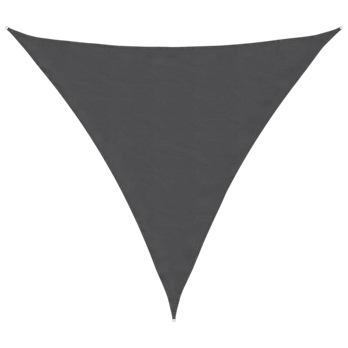 Parasole a Vela Oxford Triangolare 3,6x3,6x3,6 m Antracite