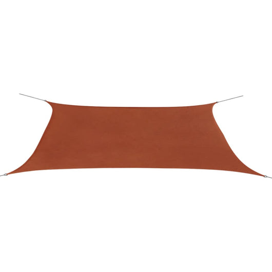 Parasole a Vela Oxford Rettangolare 4x6 m Terracotta 