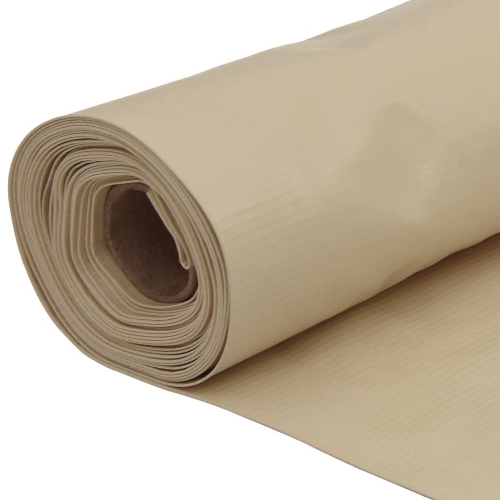 Paravento da Balcone in Tessuto Oxford 75x400 cm Beige