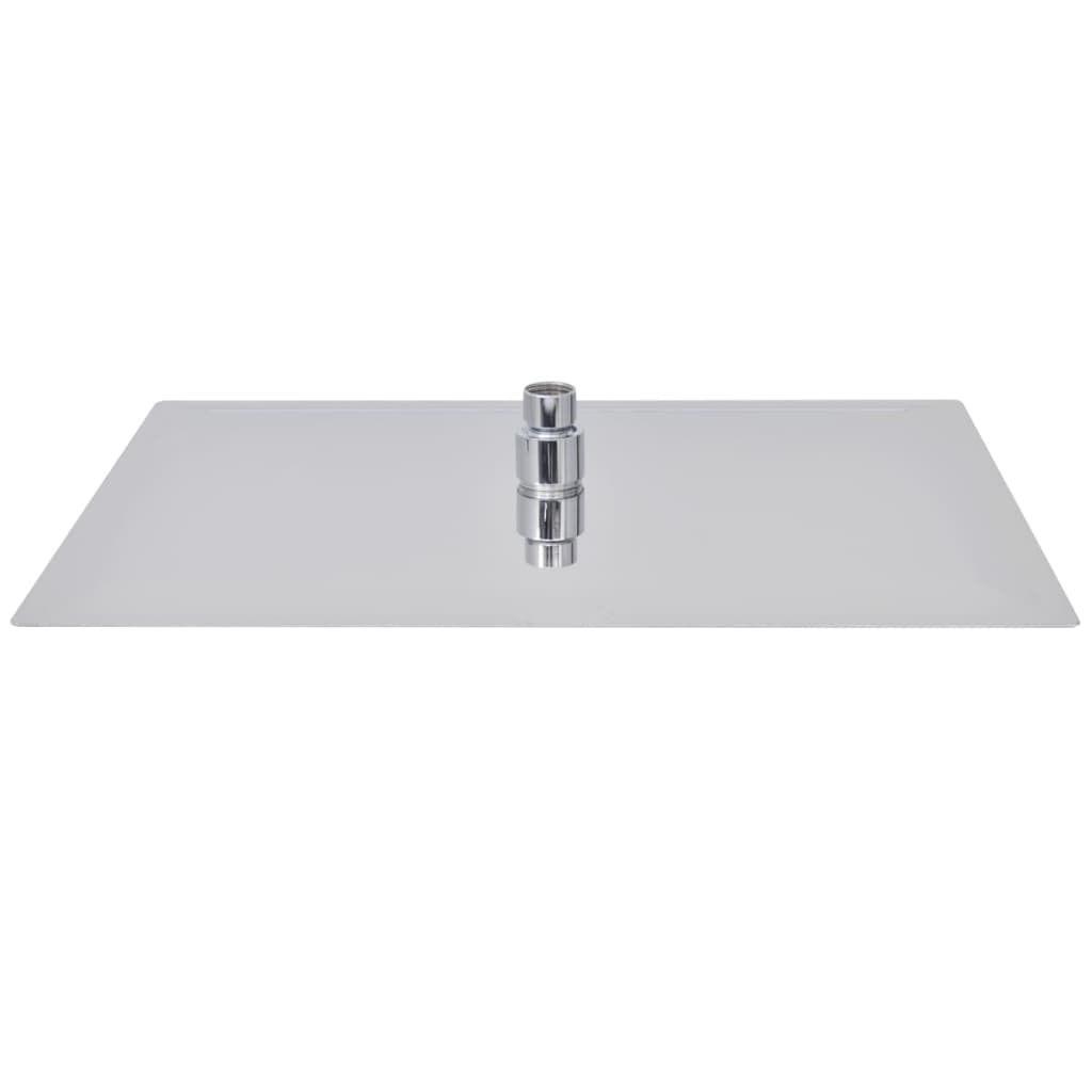 Testa Doccia a Pioggia in Acciaio Inox 30x40 cm Rettangolare cod mxl 49307