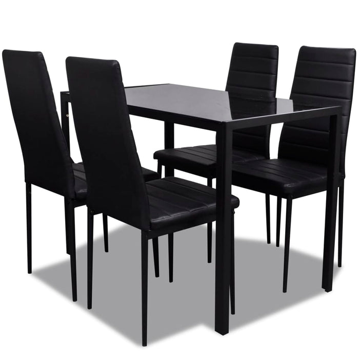 Set da Pranzo 5 pz Nero 242986