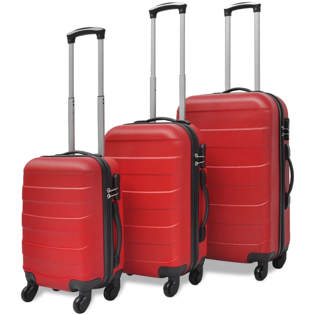 Set Trolley 3 pz Rosso cod mxl 40082