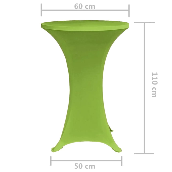 Copritavoli Elastico 2 pz 60 cm Verde cod mxl 64244