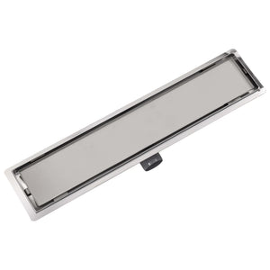 Canaletta di Drenaggio per Doccia 630x140 mm in Acciaio Inox cod mxl 43124