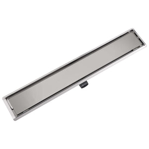 Canaletta di Drenaggio Lineare per Doccia 830x140 mm Acciaio Inox cod mxl 46424