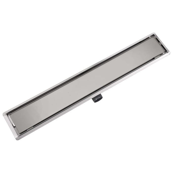 Canaletta di Drenaggio Lineare per Doccia 830x140 mm Acciaio Inox 142174