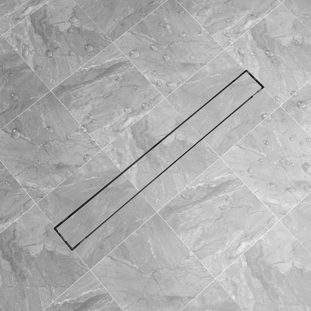 Canaletta Drenaggio per Doccia Lineare 930x140 mm Acciaio Inox cod mxl 49780