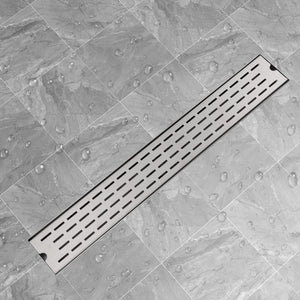 Canaletta Drenaggio Lineare per Doccia 830x140 mm Acciaio Inox cod mxl 40500