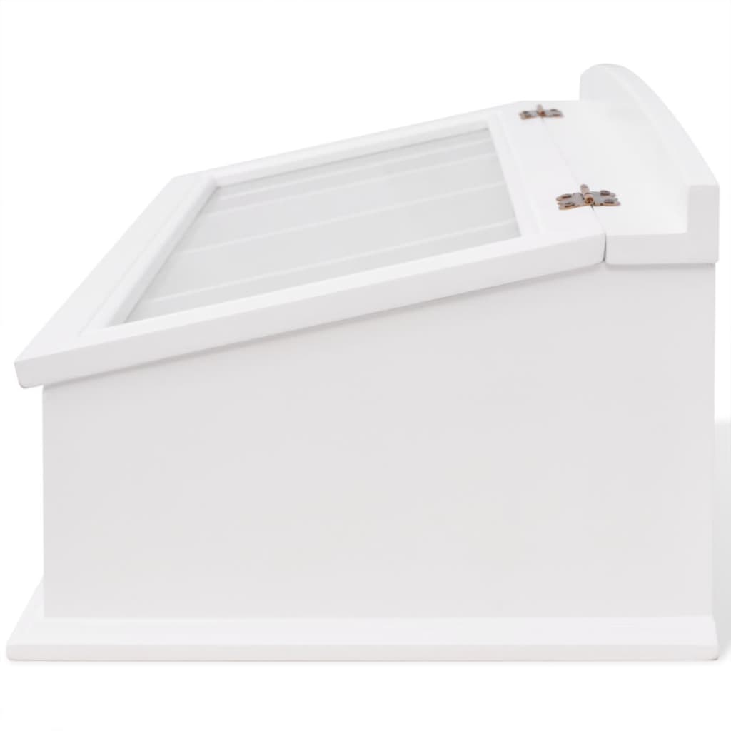 Portaposate in MDF Bianco in Stile Barocco 242645