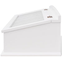 Portaposate in MDF Bianco in Stile Barocco 242645