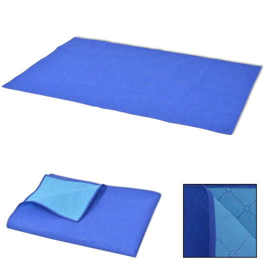 Coperta da Picnic Blu e Celeste 100x150 cm  cod mxl 58290